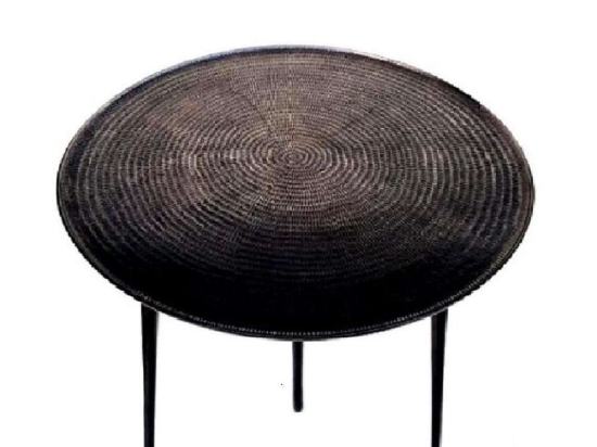 Τραπεζάκι Σαλονιού DUG204 63,5x63,5x45,7cm Black Espiel Αλουμίνιο
