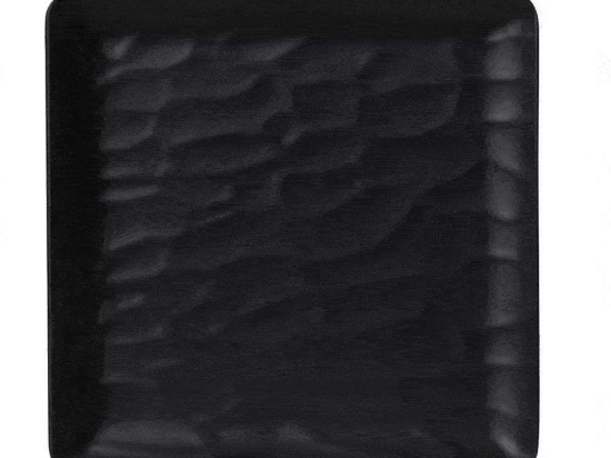 Πιάτο Στρόγγυλο Ρηχό Wavy Matte Mlb348K48-6 Φ22cm Black Espiel Μελαμίνη
