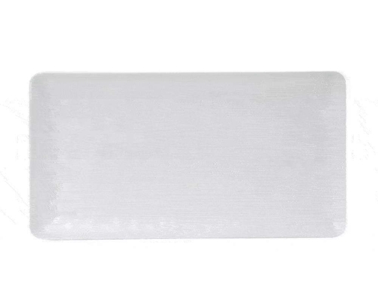Πιατέλα Ορθογώνια Wavy Matte Mlw391K48-6 26X15cm White Espiel Μελαμίνη