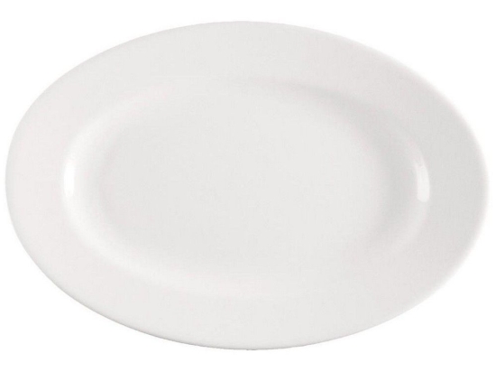 Πιατέλα Πορσελάνινη Οβάλ Ρηχή 001.172547K2 31Χ23Χ2cm White Espiel Πορσελάνη