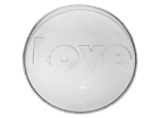 Πιατέλα Στρογγυλή Love Μικρή Hor1424K1 Φ22cm Clear Espiel Γυαλί