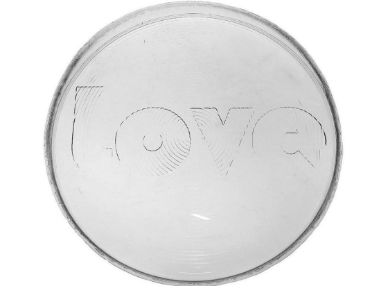 Πιατέλα Στρογγυλή Love Μεσαία Hor1425K1 Φ28cm Clear Espiel Γυαλί