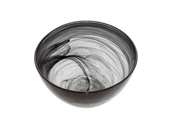 Μπωλ Atlas Στρογγυλό Σετ 2 τμχ Hor1345K6 Φ7cm Black Espiel Γυαλί