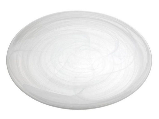 Πιάτο Atlas Στρογγυλό Ρηχό Σετ 6 τμχ Hor1311K6 Φ21cm White Espiel Γυαλί