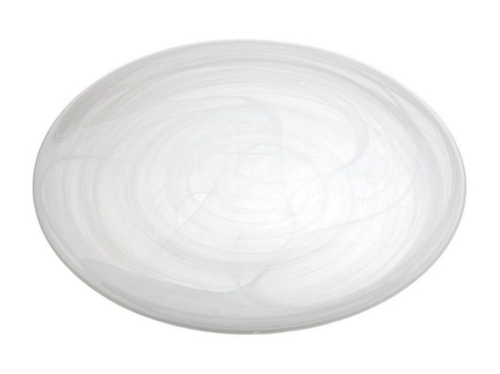 Πιάτο Atlas Στρογγυλό Ρηχό Hor1321K6 Φ32cm White Espiel Γυαλί