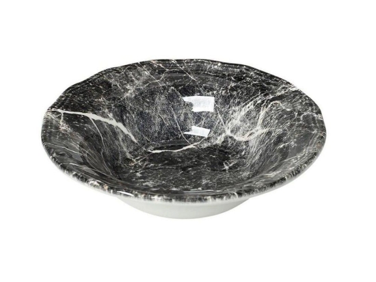 Μπωλ Marble Rpm207K6 Φ15cm Κεραμικό Black Espiel Κεραμικό