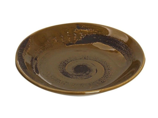 Πιάτο Πορσελάνινο Typhoon Βαθύ Tlw104K6 Φ23,5cm Brown Espiel Πορσελάνη