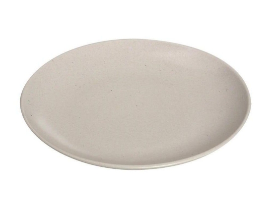 Πιάτο Πορσελάνινο Terra Matt Ρηχό Tlp101K6 Φ26cm Cream Espiel Πορσελάνη
