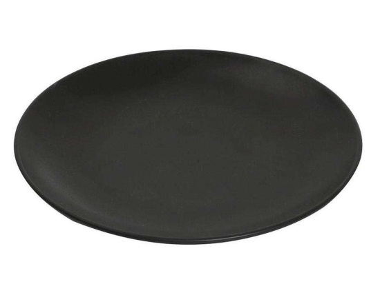 Πιάτο Ρηχό Στρογγυλό Terra Matt TLM101K6 Φ26cm Κεραμικό Black Espiel Κεραμικό
