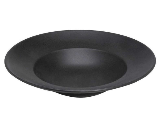 Πιάτο Βαθύ Στρογγυλό Terra Matt Σετ 6 τμχ TLM120K6 Φ27cm Κεραμικό Black Espiel Κεραμικό