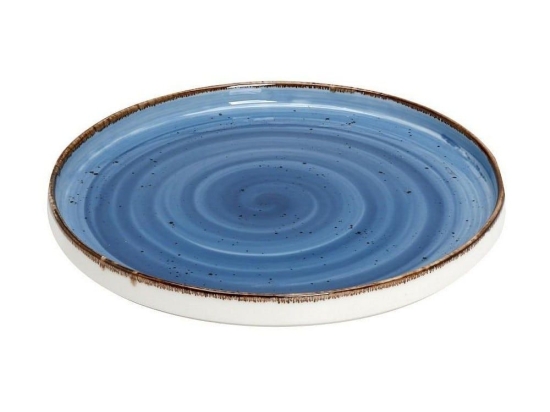 Πιάτο Πορσελάνινο Terra Step Ρηχό Tlf130K2 Φ30cm Blue Espiel Πορσελάνη