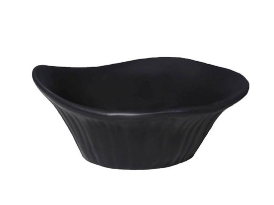 Μπωλ Volcano Qab109K6 Φ13cm Black Espiel Πορσελάνη