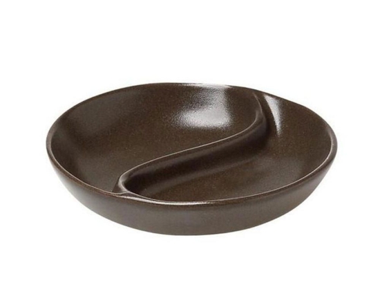 Μπωλ Ξηρών Καρπών Σετ 2 τμχ  Sna1034K6 Φ9Cm Κεραμικό Brown Espiel Κεραμικό