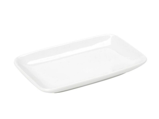 Πιατάκι Πορσελάνινο Ορθογώνιο Beh113K12 14,5X9,3cm White Espiel Πορσελάνη