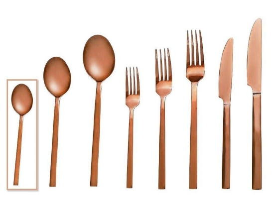 Κουταλάκι Γλυκού Divine CUR207K12 14cm Copper Espiel Ανοξείδωτο Ατσάλι