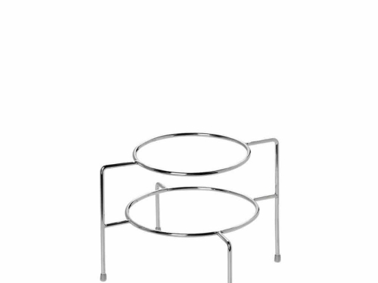 Ορντεβιέρα Διώροφη Μεταλλική Hot3676 Φ22Cm Μεταλλική Inox Espiel Μέταλλο