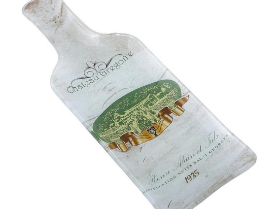 Πιατέλα Μπουκάλι Chateau Greg (Σετ 6τμχ) Int8521 26,5X9,5cm White-Multi Espiel Γυαλί