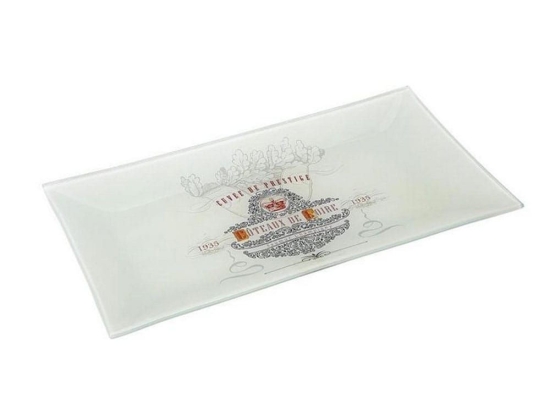 Πιάτο Ορθογώνιο Cuvee De Prestige (Σετ 6τμχ) Int8522 16X10cm White-Multi Espiel Γυαλί