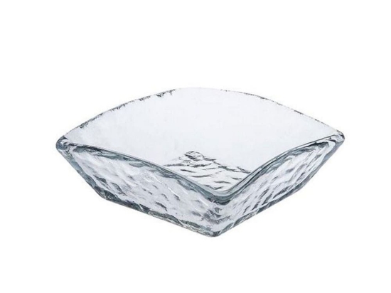 Μπωλ Rock Τετράγωνο (Σετ 12τμχ) Ad553 8,5X8,5cm Clear Espiel Γυαλί