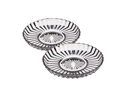 Πιατάκια Γλυκού Fd (Σετ 6τμχ) Fd68057-6 Φ11cm Clear Espiel Γυαλί
