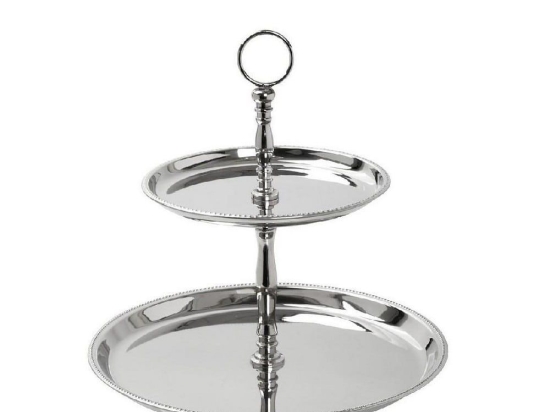Ορντεβιέρα Διώροφη Get213 26X15cm Silver Espiel Ανοξείδωτο Ατσάλι
