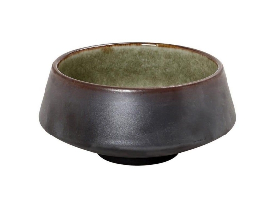 Σαλατιέρα Κεραμική Pebble Gmt104 Φ20,5cm Green-Brown Espiel Small Κεραμικό