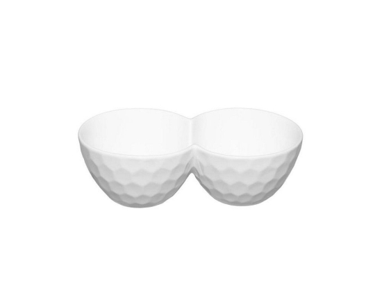 Ορντεβιέρα Διπλή Honeycomped Wem311 20Cm. Πορσελάνινη White Espiel Πορσελάνη