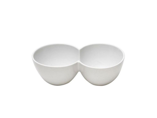 Ορντεβιέρα Διπλή Wem801 20X11Cm. Πορσελάνινη White Espiel Πορσελάνη