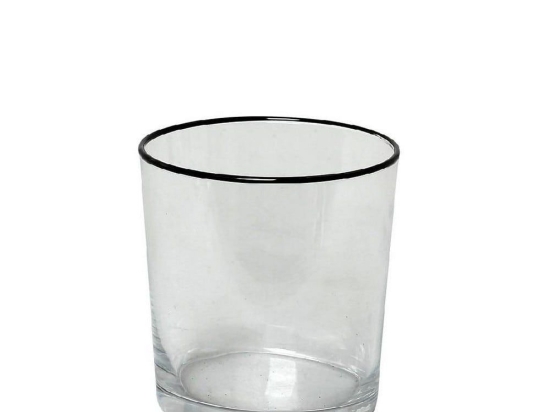 Ποτήρι Ουίσκι 8 Rab147K6 6Χ9cm Clear-Black Espiel Γυαλί