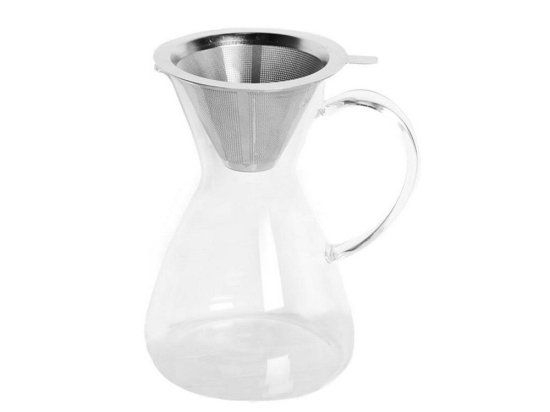 Κανάτα Γαλλικού Με Σήτα 750ml 17.5cm Lor413 Clear Espiel Γυαλί