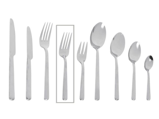 Πιρούνι Φρούτου Fortune 17.1cm 18/0 Cus306K12 Silver Espiel Ανοξείδωτο Ατσάλι