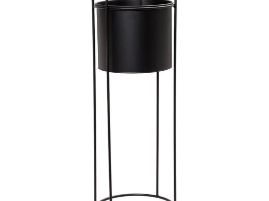 Σαμπανιέρα Με Βάση Ast810 80cm Black Espiel Metal