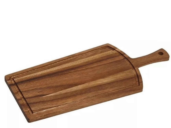Πλατώ Ορθογώνιο Με Αυλάκι Bag120 21Χ47Χ1.5cm Natural Espiel Ξύλο