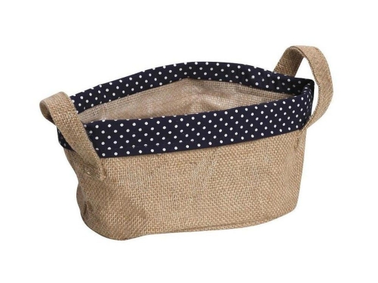 Ψωμιέρα Οβάλ Ner111 20Χ15Χ10cm Beige-Blue Espiel Jute