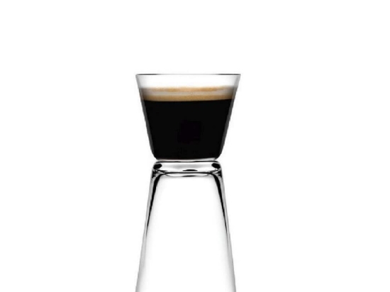 Ποτήρια Nude Dual Coffee (Σετ 2τμχ) Nu22298-2 Clear Espiel Κρύσταλλο