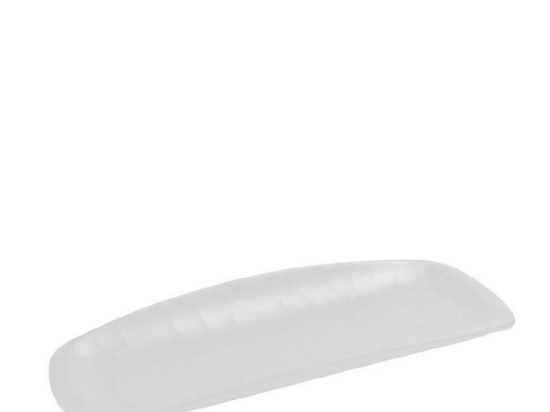 Πιατέλα Γόνδολα Ορθογώνια Wavy Mlw384K48-6 33,5Χ13,5cm White Espiel Μελαμίνη