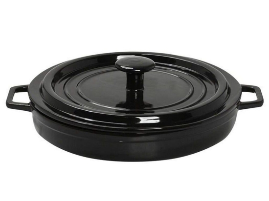 Πυρίμαχο Σκεύος SUN9015 38cm Black Espiel Πορσελάνη