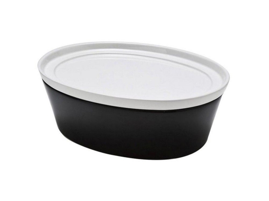 Πυρίμαχο Σκεύος Με Καπάκι BEN5007 27cm Black-White Espiel Πορσελάνη