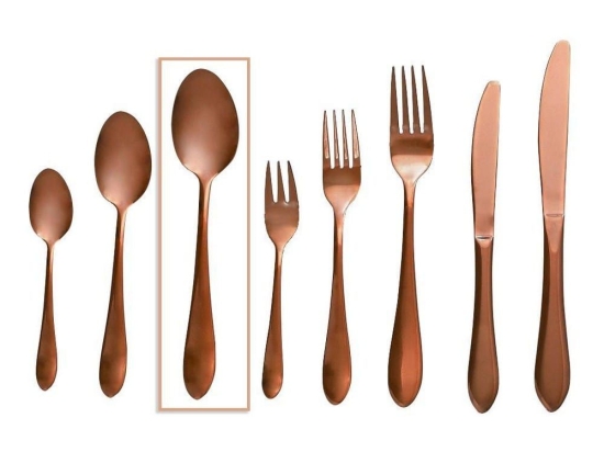 Κουτάλι Prime CUR103K12 20cm Copper Espiel Ανοξείδωτο Ατσάλι
