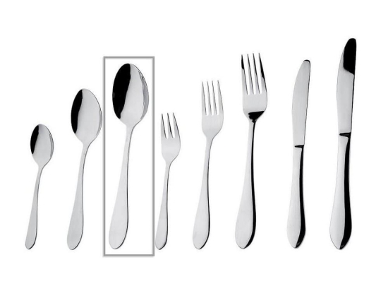 Κουτάλι Prime CUS103K12 20cm Silver Espiel Ανοξείδωτο Ατσάλι