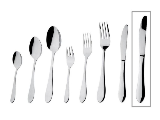 Μαχαίρι Prime CUS101K12 22,5cm Silver Espiel Ανοξείδωτο Ατσάλι