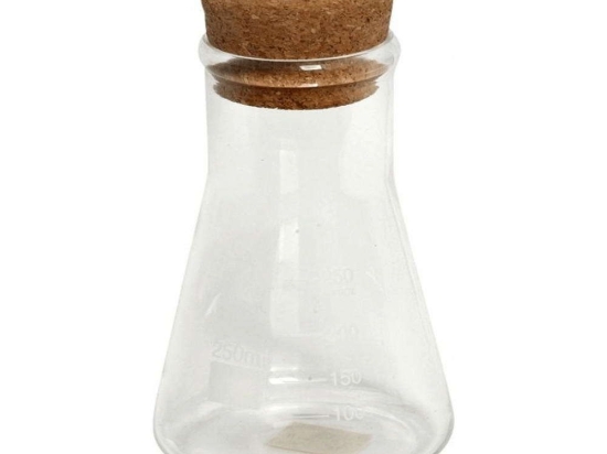 Δοχείο Δοσομετρητής Με Φελλό LOR612K12 250ml Γυάλινο Clear Espiel Γυαλί,Φελλός