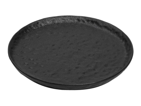Πιάτο Ρηχό Στρογγυλό Lava NOL118K4 Φ27cm Black Espiel Κεραμικό