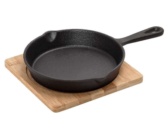 Τηγάνι Για Σαγανάκι Μαντεμένιο SAG109 24x16x4cm Black Espiel 24cm Μαντέμι