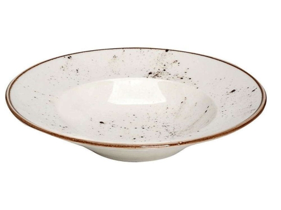 Πιάτο Βαθύ Πορσελάνινο Στρογγυλό Terra TLK120K6 Φ27cm Cream Espiel Πορσελάνη