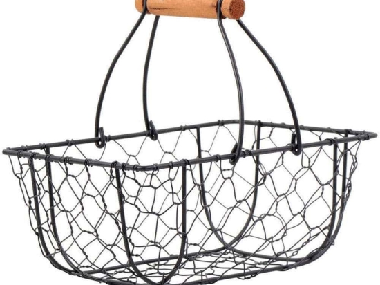 Φρουτιέρα Μεταλλική TAK116 23x15x9cm Black Espiel Μέταλλο