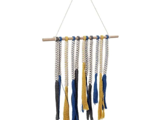 Διακοσμητικό Επιτοίχιο Μακραμέ RAZ124 40x46cm Multi Espiel Βαμβάκι