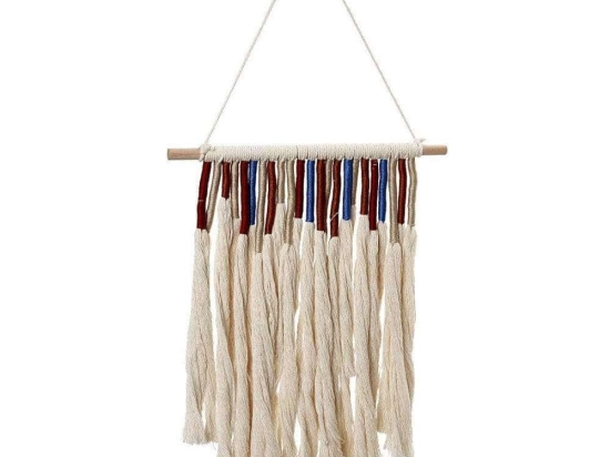 Διακοσμητικό Επιτοίχιο Μακραμέ RAZ126 40x50cm Multi Espiel Βαμβάκι
