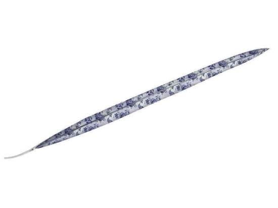 Φτερό Διακοσμητικό FTE112K6 55cm White-Blue Espiel Χαρτί