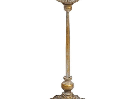 Κηροπήγιο Μεταλλικό LIX221 40x14,5x14,5cm Bronze Espiel Μέταλλο